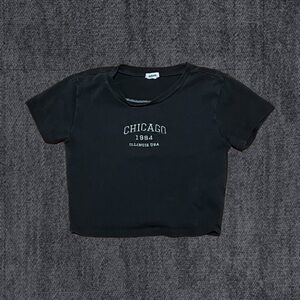 Black crop top Garage Chicago Women’s XS